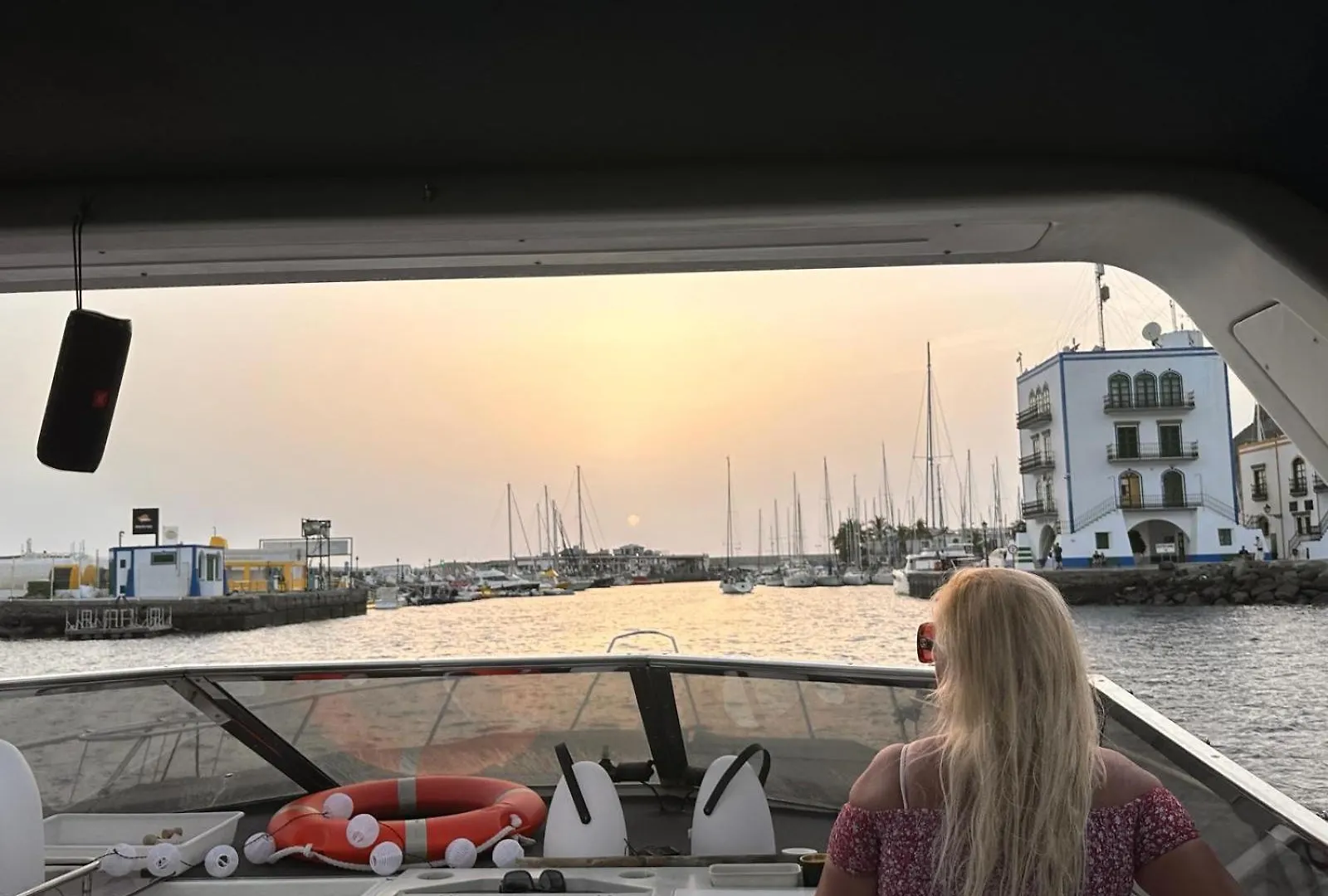Botel Boat In Puerto De Mogan Hotel