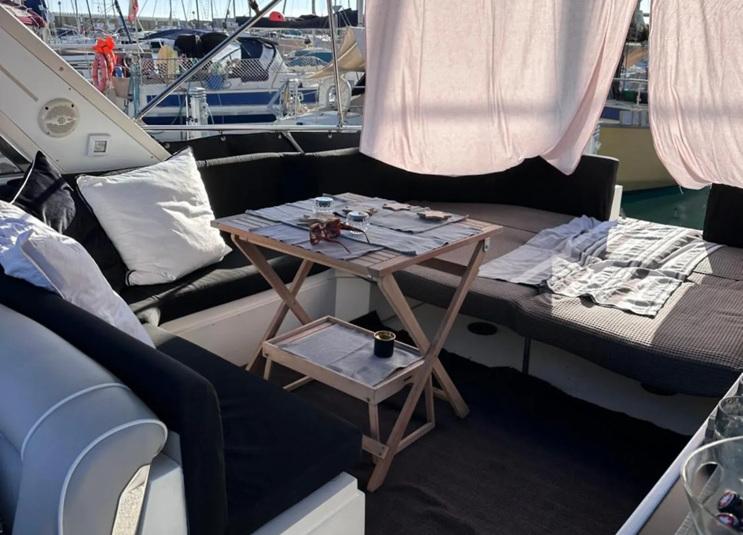 Boat In Puerto De Mogan Hotel Botel