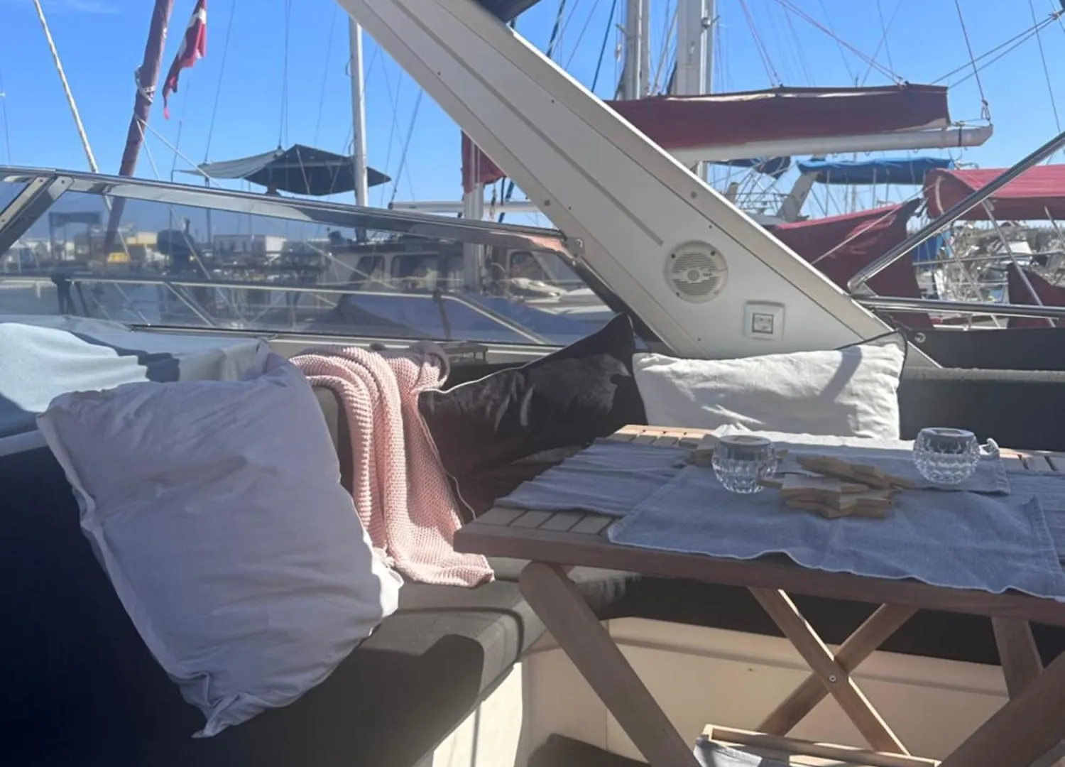 Boat In Puerto De Mogan Hotel