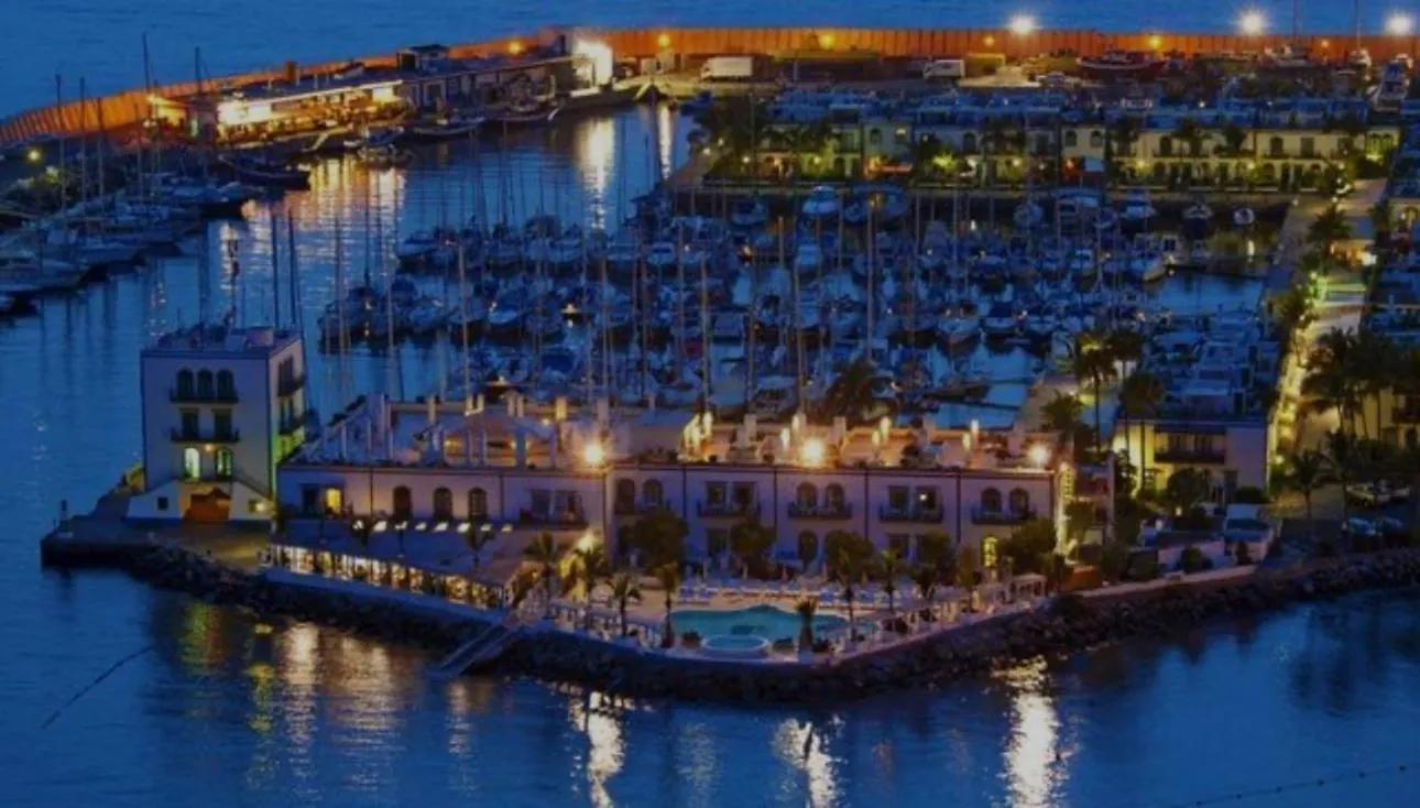 Boat In Puerto De Mogan Hotel Spain